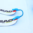 close up of Wedgease being used on skis to help train kids