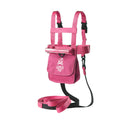 Plue ski training Harness with straps displayed on a white background