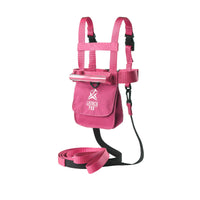 Plue ski training Harness with straps displayed on a white background